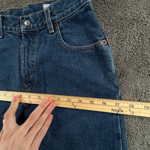 VTG Levi’s 565 Women Size 14 Loose Fit Blue Denim Jeans All Cotton ACTL 25x26.5 - Picture 10 of 16